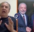 Pastor Silas Malafaia em entrevista e Lula ao lado de Moraes.