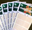 Sorteio da Mega-Sena 2956 realizado no Espa&ccedil;o da Sorte, em S&atilde;o Paulo, com transmiss&atilde;o oficial da Caixa.