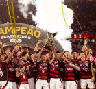 Flamengo comemora oitavo t&iacute;tulo de Campeonato Brasileiro no Maracan&atilde;.