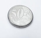 Moeda rara de 50 centavos com erro de 2002 pode valer mais de R$ 100. 