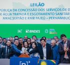 Compesa: leil&atilde;o de concess&atilde;o do saneamento de Pernambuco &eacute; finalizado; veja as empresas vencedoras