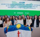 Governadora Raquel Lyra comemora leil&atilde;o de concess&atilde;o da Compesa