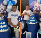 Presidente Luiz Torres e o vice-presidente Carlos Raul Lins.