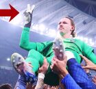 Safonov pegou quatro p&ecirc;naltis e foi o grande her&oacute;i do PSG na final contra o Flamengo.