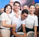 Raquel Lyra e Diego Cabral, prefeito de Camaragibe. 