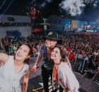 Raquel Lyra e Priscila Krause no Festival Pernambuco Meu Pa&iacute;s Ver&atilde;o. 