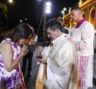 Governadora Raquel Lyra com dom Paulo Jackson.