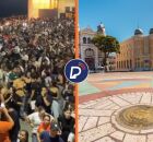 Prefeitura fecha o Marco Zero, mas f&eacute; ocupa o Recife: jovens se re&uacute;nem no Cais do Sert&atilde;o para louvar