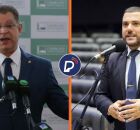 S&oacute;stenes Cavalcante, l&iacute;der do PL na C&acirc;mara e Carlos Jordy.