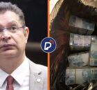 S&oacute;stenes Cavalcante, l&iacute;der do PL na C&acirc;mara e dinheiro encontrado no flat pela PF.