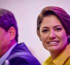 Tarc&iacute;sio de Freitas e Michelle Bolsonaro.