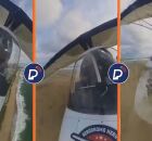 Momento da queda do ultraleve com prefeito de Barreiros.