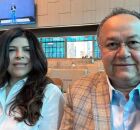 Os deputados federais Ant&ocirc;nia L&uacute;cia e Silas C&acirc;mara em registro durante evento institucional.