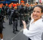 Raquel Lyra no lan&ccedil;amento da Opera&ccedil;&atilde;o Papai Noel em Petrolina. 