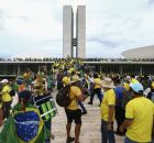 Atos do 8 de Janeiro de 2023, na Pra&ccedil;a dos Tr&ecirc;s Poderes, em Bras&iacute;lia.