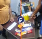 Registro de homem agredido em supermercado de Abreu e Lima dentro de sala.