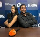 Jornalistas Fernanda Diniz e Everthon Santos, apresentadores do programa Fala Pol&iacute;tico. 