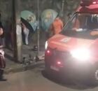 Local de acidente onde cabo da PMPE morreu ap&oacute;s colis&atilde;o.