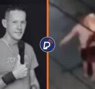 Cantor que foi morto e registro do suspeito carregando o corpo, em Pernambuco.