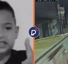 Davi C&eacute;sar, crian&ccedil;a de 4 anos que morreu e momento em que caminh&atilde;o perde controle.
