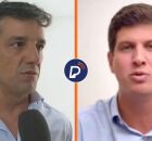 Daniel Coelho e prefeito do Recife, Jo&atilde;o Campos.