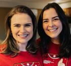 Mar&iacute;lia e Maria Arraes juntas durante Sess&atilde;o Solene em homenagem a Miguel Arraes, av&ocirc; delas.