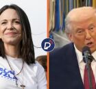 Maria Corina Machado e Donald Trump.