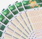 Cartelas da Mega-Sena juntas.