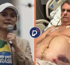 Michelle diz que Bolsonaro est&aacute; sendo torturado: 'Vai ter sangue de inocente nas m&atilde;os de Moraes'