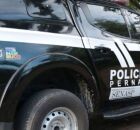 Viatura da Pol&iacute;cia Civil de Pernambuco no DHPP.