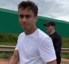 Nikolas Ferreira em caminhada.