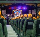 Agentes da Pol&iacute;cia Militar de Pernambuco (PMPE).