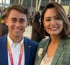 Nikolas Ferreira e Michelle Bolsonaro.