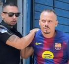 Eric Macedo Pereira, de 29 anos, saindo do DHPP.