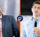 Deputado estadual do PT e ex-prefeito do Recife, Jo&atilde;o Paulo e atual gestor municipal da capital pernambucana, Jo&atilde;o Campos.