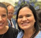 Raquel Lyra e Michele Collins.