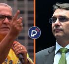 Silas Malafaia e Fl&aacute;vio Bolsonaro.