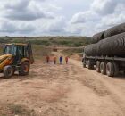 Acesso provis&oacute;rio para munic&iacute;pio atingido por chuvas.