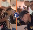 Alexandre de Moraes e Fl&aacute;vio Dino j&aacute; foral flagrados em outros jogos do Corinthians.