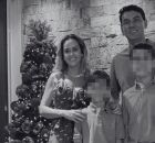 Esposa ao lado do secret&aacute;rio que tirou a pr&oacute;pria vida ap&oacute;s atirar e matar os filhos, que est&atilde;o logo abaixo.