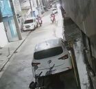 Rua onde dono de hamburgueria foi assassinado.