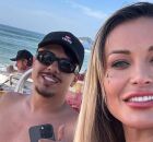 Andressa Urach e marido.