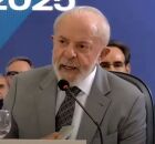 Presidente Lula durante discurso.