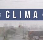 Local com c&eacute;u fechado e chuva.