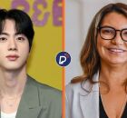 Em viagem &agrave; Coreia do Sul, Janja recebe um presente de Jin, membro do grupo de K-pop BTS
