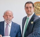 Lula e Ratinho Junior.