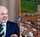 Lula envia equipes para cidade atingida por fortes chuvas