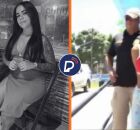 Mulher que morreu em bloco de carnaval no Recife e Kallyne Santos saindo do DHPP.