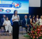 Governadora Raquel Lyra em discurso no evento da UVP no Centro de Conven&ccedil;&otilde;es