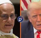 Papa Le&atilde;o e Donald Trump.